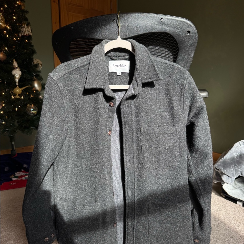 Corridor Charcoal Men's Shirt Jacket